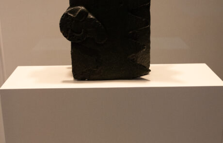 Bronze battering ram at the Olympia Archaeological Museum